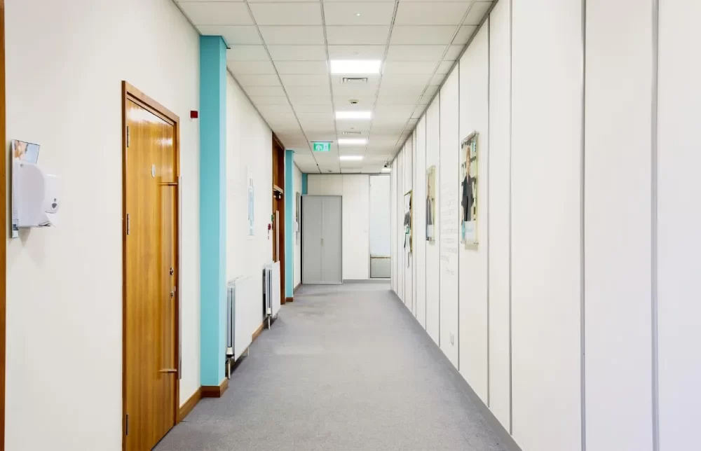 Bright corridor