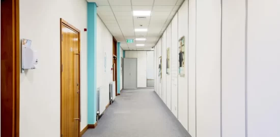 Bright corridor