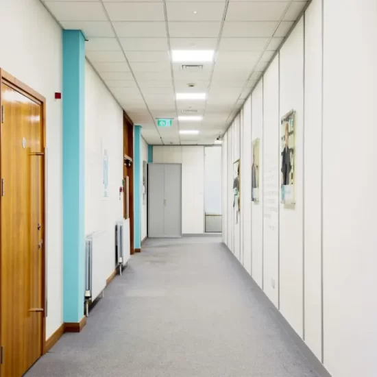 Bright corridor