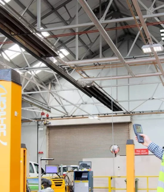 warehouse utilising wireless smart technology