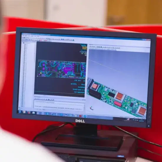 Design of chipboard on a computer